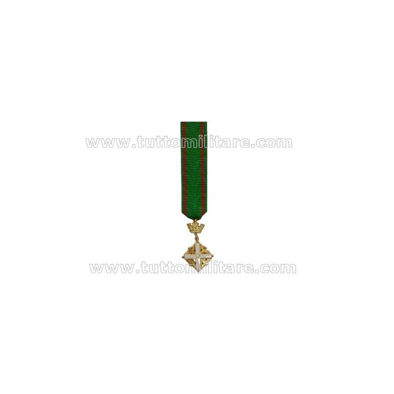 Miniatura Gala Cavaliere Ordine della Repubblica Vecchio Modello