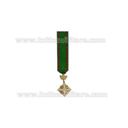 Miniatura Gala Cavaliere Ordine della Repubblica Vecchio Modello