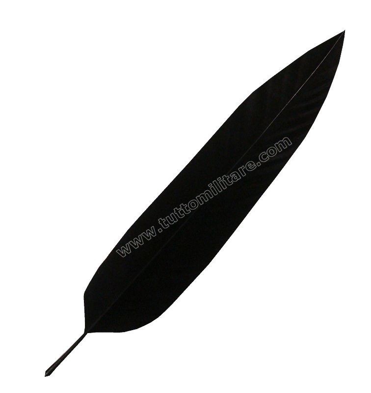 Penna Nera Flessibile d'Aquila per Cappello Alpino