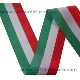 Nastro Tricolore Italia 7 cm. Larghezza