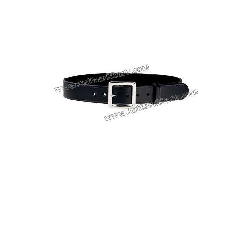 Cinturone Pelle Nera con Fibbia 4 cm ad Ardiglione Cinturone Pelle Nera con Fibbia 4 cm ad Ardiglione