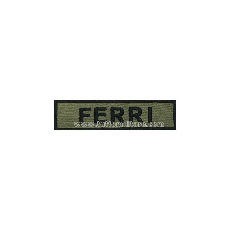 Distintivo Nome Ricamato Personalizzato EI Distintivo Nome Ricamato Personalizzato EI