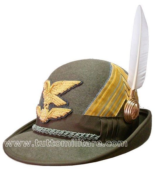 Cappello Alpino Colonnello Battaglione Logistico