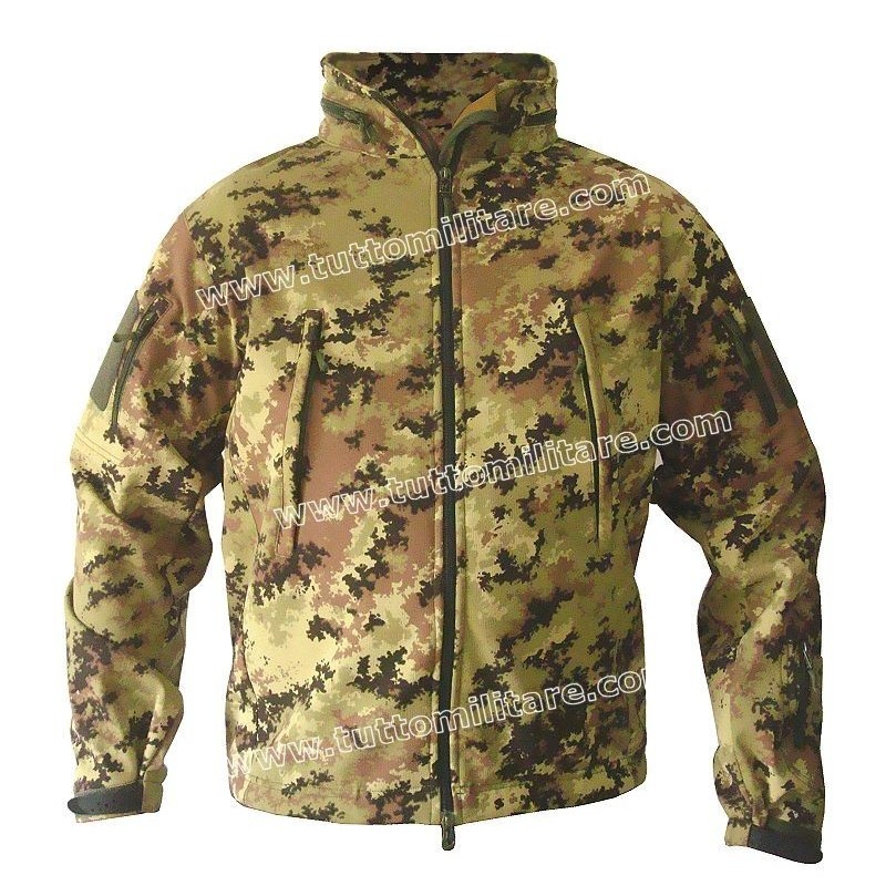 Soft Shell Vegetato Giubbino Windstopper Waterproof