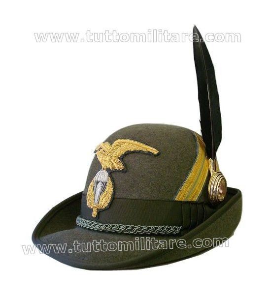Cappello Alpino Tenente Paracadutisti Alpini