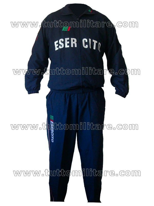 Tuta Ginnica Esercito Italiano Blu