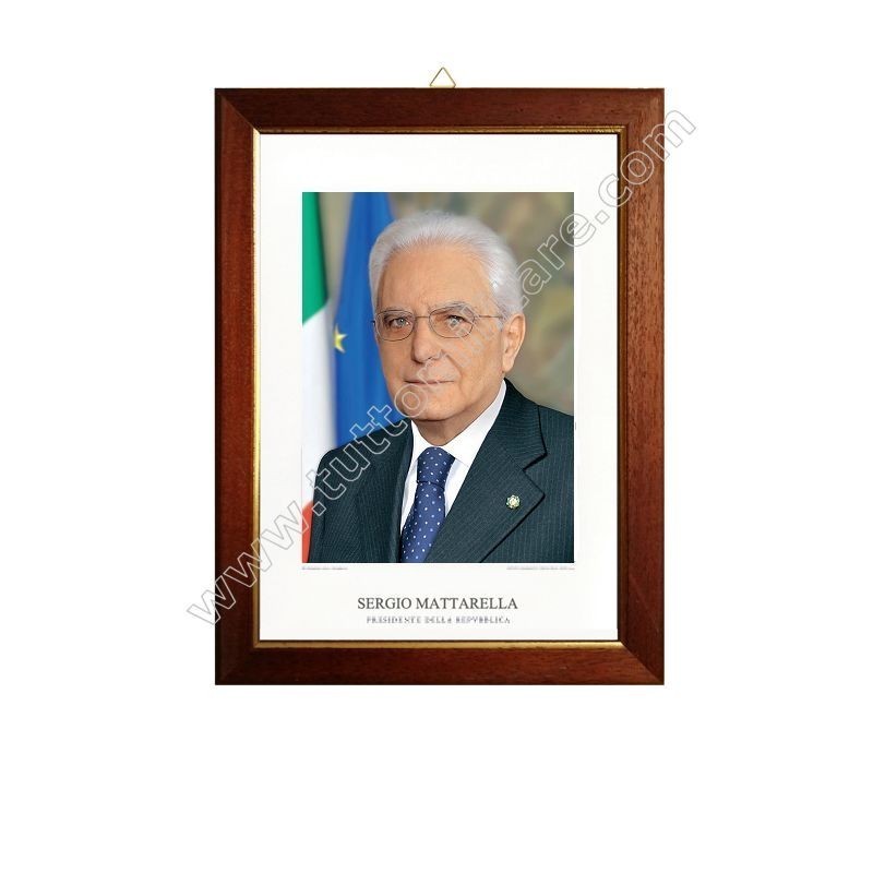 Quadro Presidente della Repubblica Mattarella Sergio