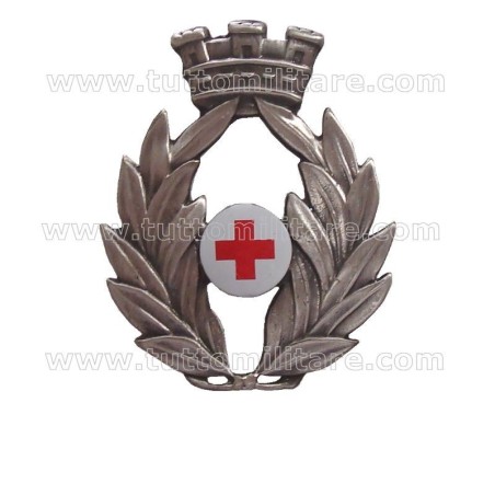 Fregio Basco Ufficiale Corpo Militare Croce Rossa