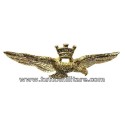 Brevetto Metallo Aquila Pilota Aeronautica Militare 