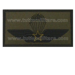 Distintivo Ricamato Paracadutista Militare Bassa Visibilità