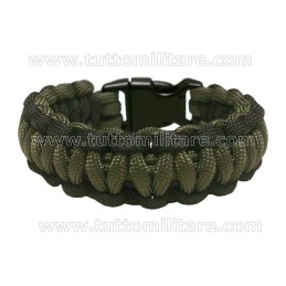 Braccialetto Paracord Double Cobra OD-Black