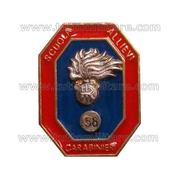 Distintivo Scuola Allievi Carabinieri con Numeri di Corso