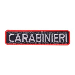 Targhetta Ricamata Carabinieri Tuta OP