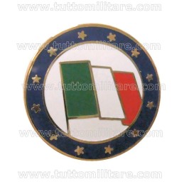 Distintivo Pin Bandiera Italia UE