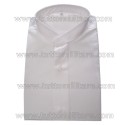 Camicia Bianca Coreana Manica Lunga Polsi Gemelli
