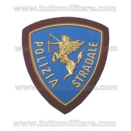 Scudetto Ricamato Polizia Stradale