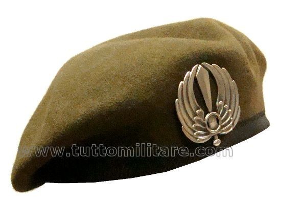 Basco Kaki Esercito Fregio Nembo