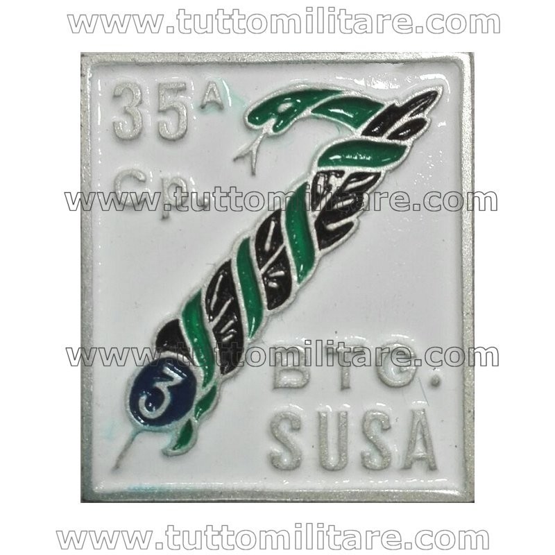 Distintivo 35^ Cp. Btg. Susa