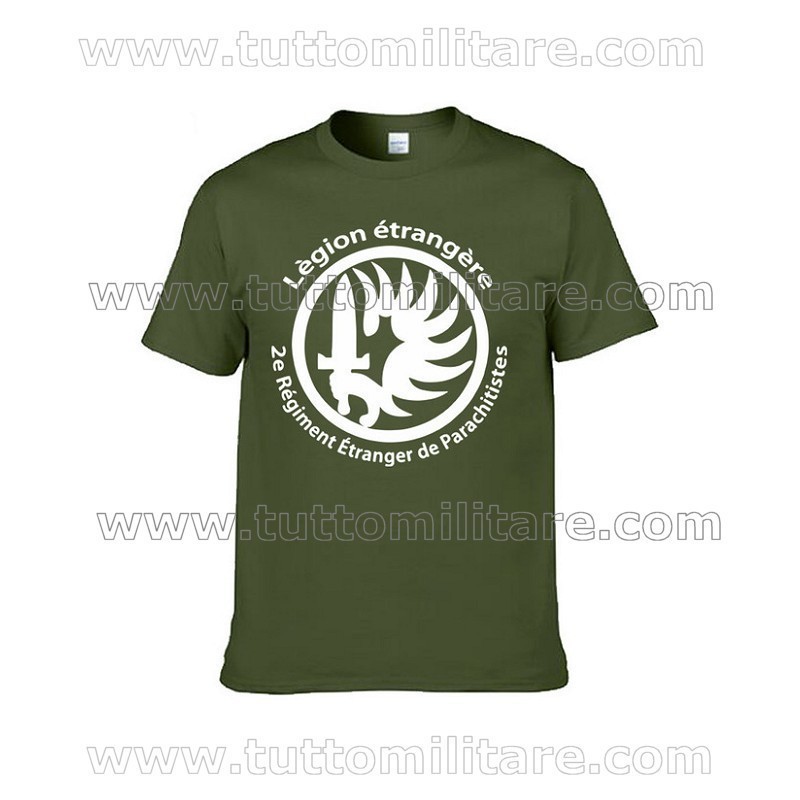Tshirt Legione Straniera Francese Verde Tshirt Legione Straniera Francese Verde