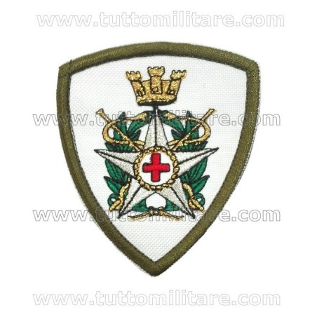 Scudetto Ricamato Corpo Militare Croce Rossa