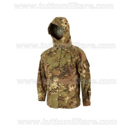 Parka Vegetato Impermeabile Pile Interno 2 Cappucci 