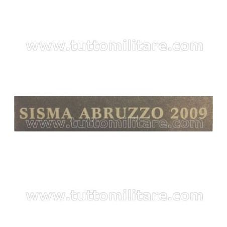 Fascetta SISMA ABRUZZO 2009