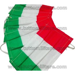 Mascherina Bandiera Italiana Tessuto TNT