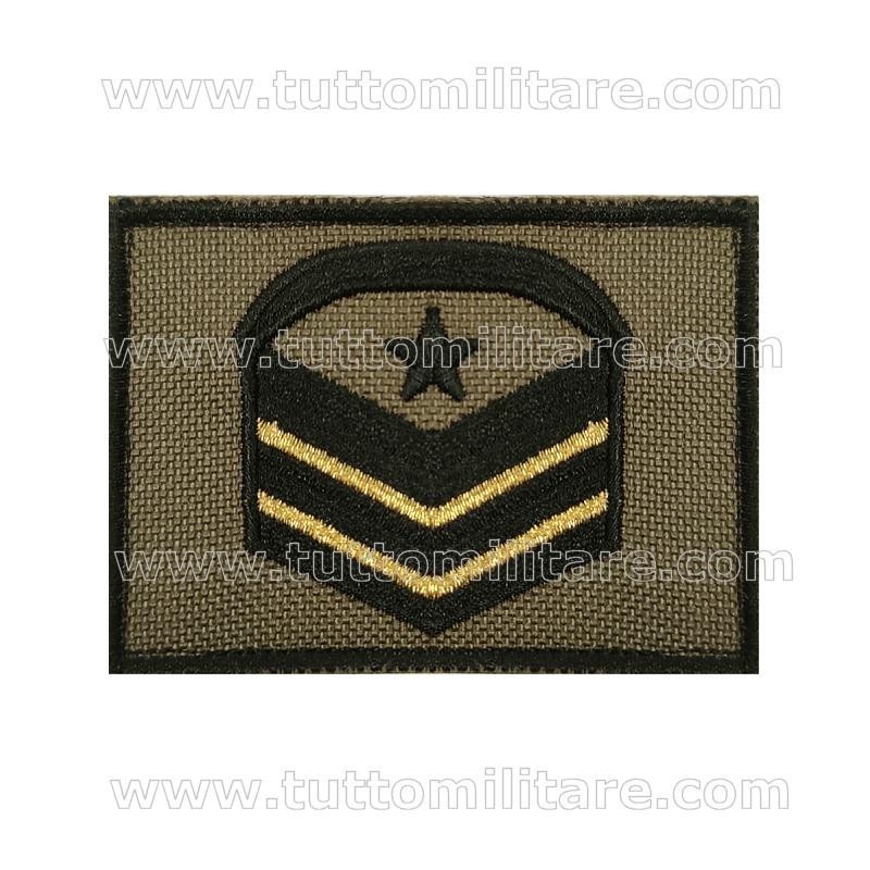 Grado Velcro Caporal Maggiore Capo Scelto Qualifica Speciale Esercito