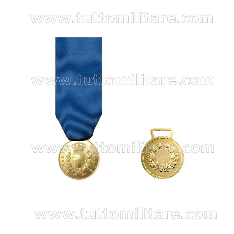 Medaglia Valore Militare Savoia Oro