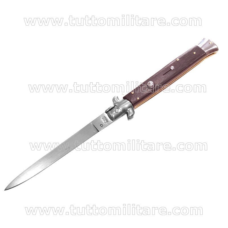 Coltello a Scatto Manico Palissandro Stiletto Italiano Coltello a Scatto Manico Palissandro Stiletto Italiano