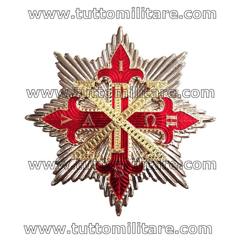Placca Cavaliere Grado di Merito Ordine Costantiniano di San Giorgio