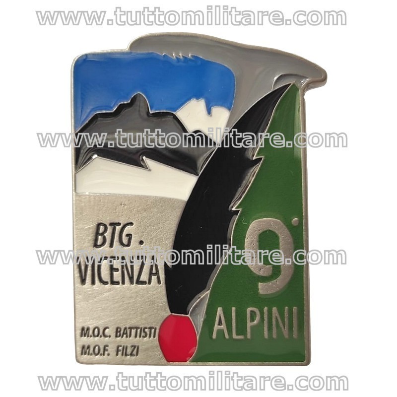 Distintivo Battaglione Vicenza 9° Alpini