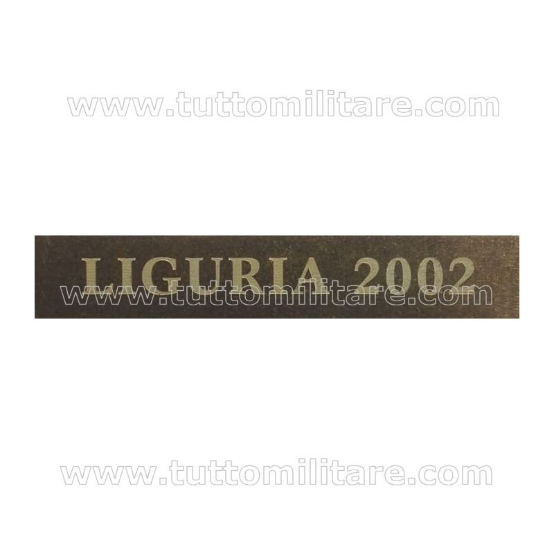 Fascetta Metallo LIGURIA 2002