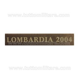 Fascetta Metallo LOMBARDIA 2004