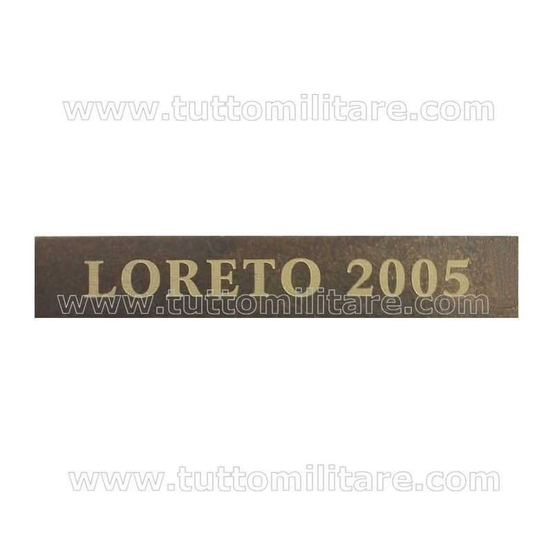 Fascetta Metallo LORETO 2005