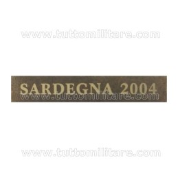 Fascetta Metallo SARDEGNA 2004