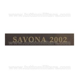 Fascetta Metallo SAVONA 2002