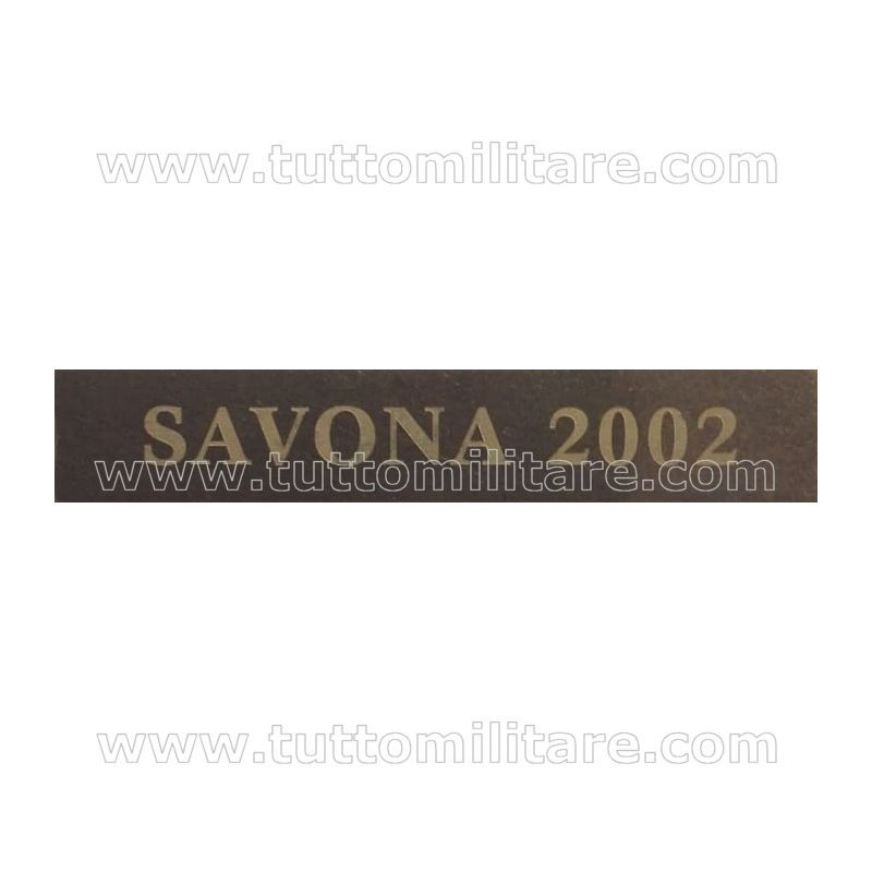 Fascetta Metallo SAVONA 2002