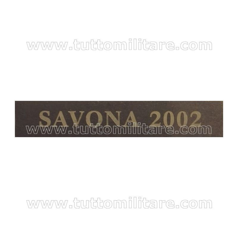 Fascetta Metallo SAVONA 2002