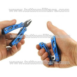 Pinza Multiuso Pieghevole 12 Funzioni Manico Blu Royal