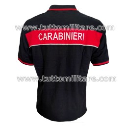 Polo Carabinieri Nuovo Modello con banda rossa retro schiena