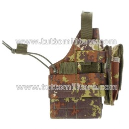 Vista Laterale Fondina Modulare Ambidestra Vegetata Vista Laterale Fondina Modulare Ambidestra Vegetata