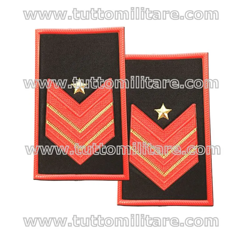 Tubolari Invernali per Camicia o Maglione Appuntato Scelto Qualifica Speciale Carabinieri