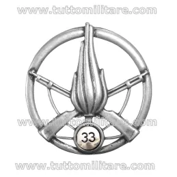 Fregio Metallo Basco 33° Btg. Livorno