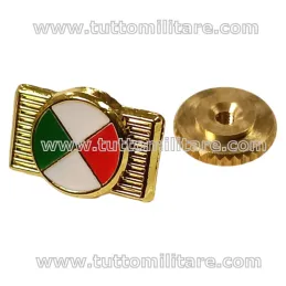 Distintivo in Metallo Smaltato Valore Civile  Oro per abito Civile
