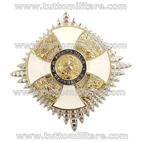 Placca Grande Ufficiale Ordine Merito della Repubblica