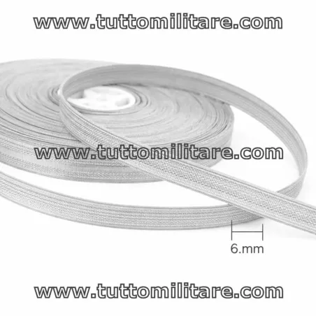 Gallone Lastra Argento mm. 6