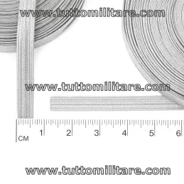 Dettaglio del Gallone Lastra Argento mm. 6