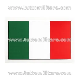 Adesivo a Bandiera Italia 8x6 cm.
