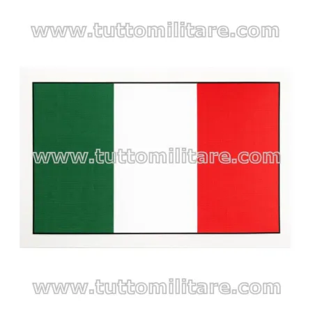 Adesivo a Bandiera Italia 8x6 cm.